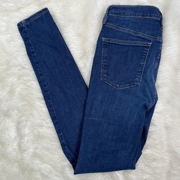 Free People High Rise Long And Lean Jean Size 30 - Picture 9 of 11